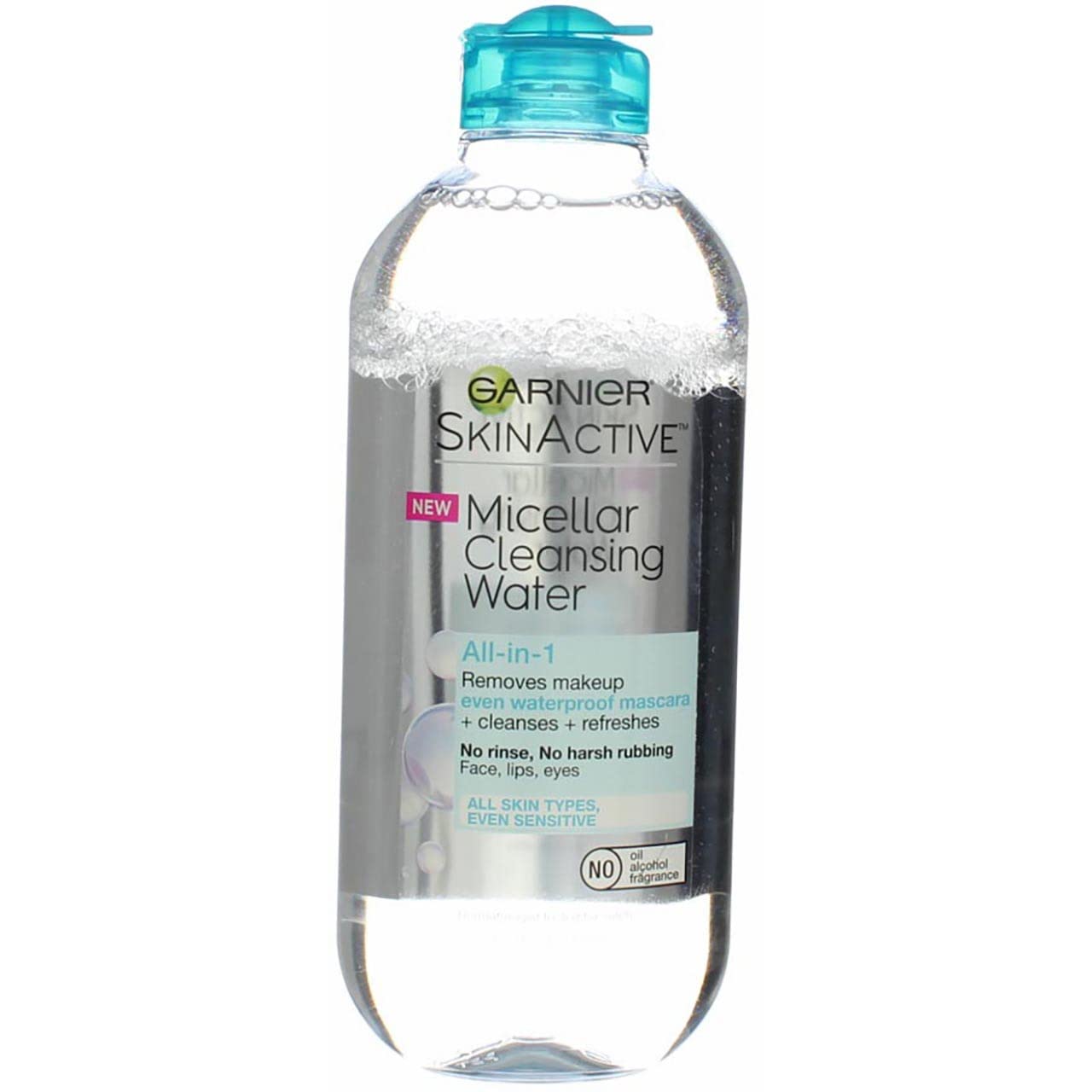 Garnier Micellar Water for Waterproof Makeup, Hydrating Facial Cleanser & Makeup Remover, Suitable for Sensitive Skin, Vegan, Cruelty Free, 13.5 Fl Oz (400mL), 2 Count