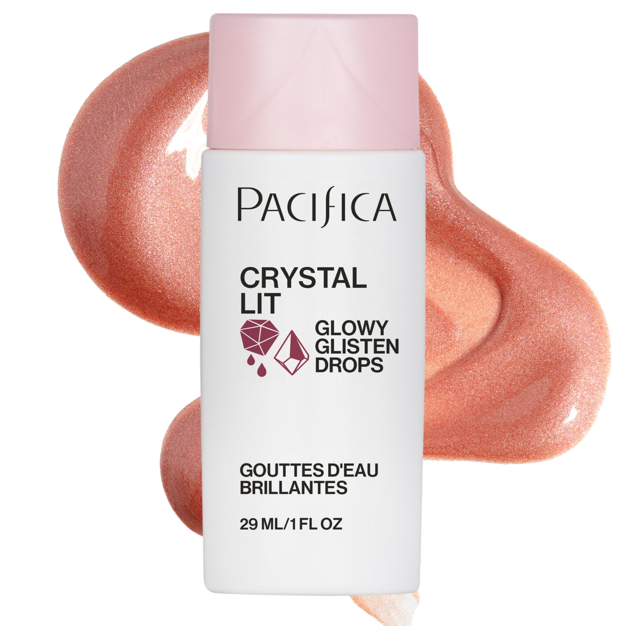 Pacifica Sunny Glow Liquid Face Bronzer Drops - Face Makeup Bronzing For Face & Cheeks for Instant Sun-Kissed Glow - Vitamin C & Glycolic Acid Infused Liquid Bronzer Illuminating Highlighting Clean