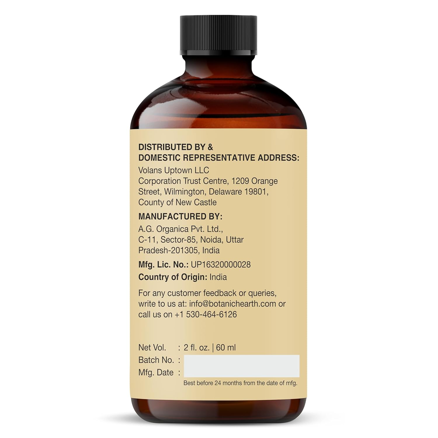 Botanic Hearth Castor Oil (2 Fl Oz) | Usda Organic | 100% Pure, Cold Pressed & Hexane Free | For Hair, Eyelashes, Eyebrows & Scalp Treatment | With Lash & Brow Brush