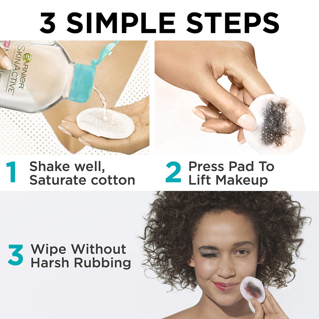 Garnier Micellar Water for Waterproof Makeup, Hydrating Facial Cleanser & Makeup Remover, Suitable for Sensitive Skin, Vegan, Cruelty Free, 13.5 Fl Oz (400mL), 2 Count