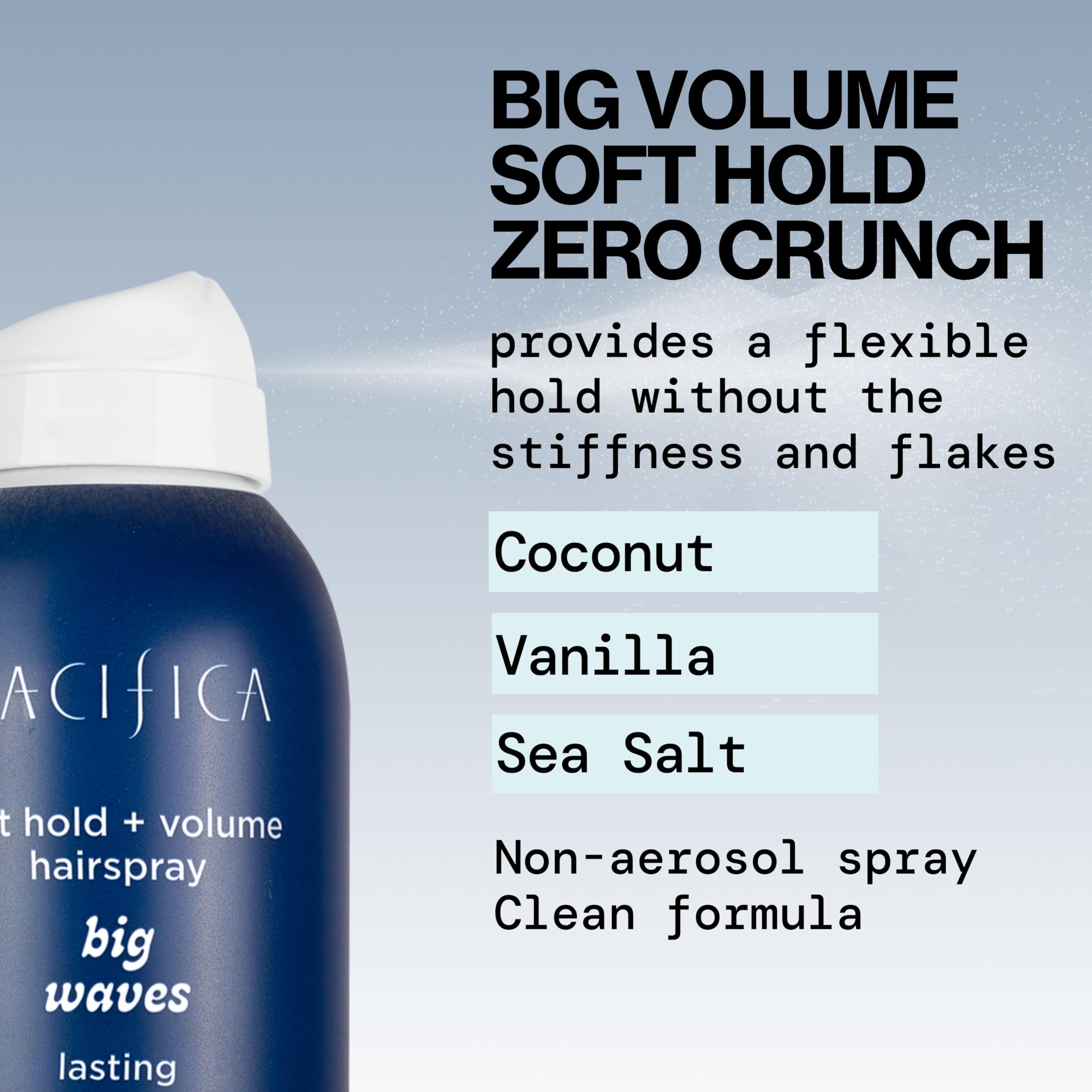 Pacifica Beauty, Salty Waves Texture Sea Salt Spray for Hair, Beachy Waves, Wavy Hair Products, Hydrating, Banana Scent, Curl Enhancing, Paraben Free, Sulfate Free, Vegan & Cruelty Free